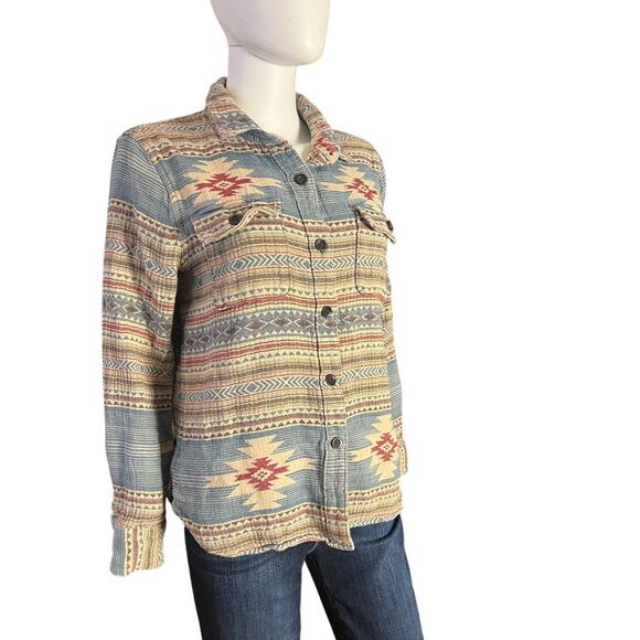 Faherty Doug Good Feather Canyon Overshirt Button-Down Size M - Picture 2 of 7